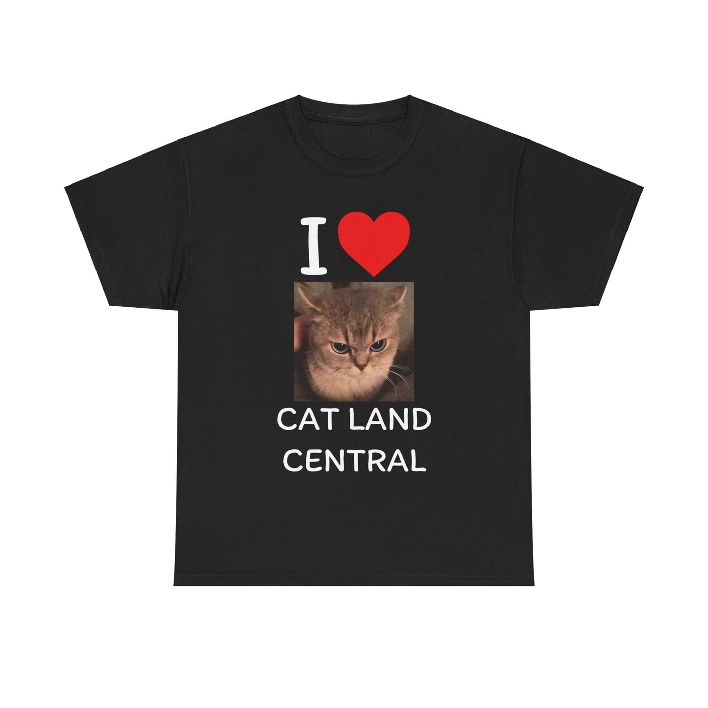 I LOVE CAT LAND CENTRAL T-SHIRT