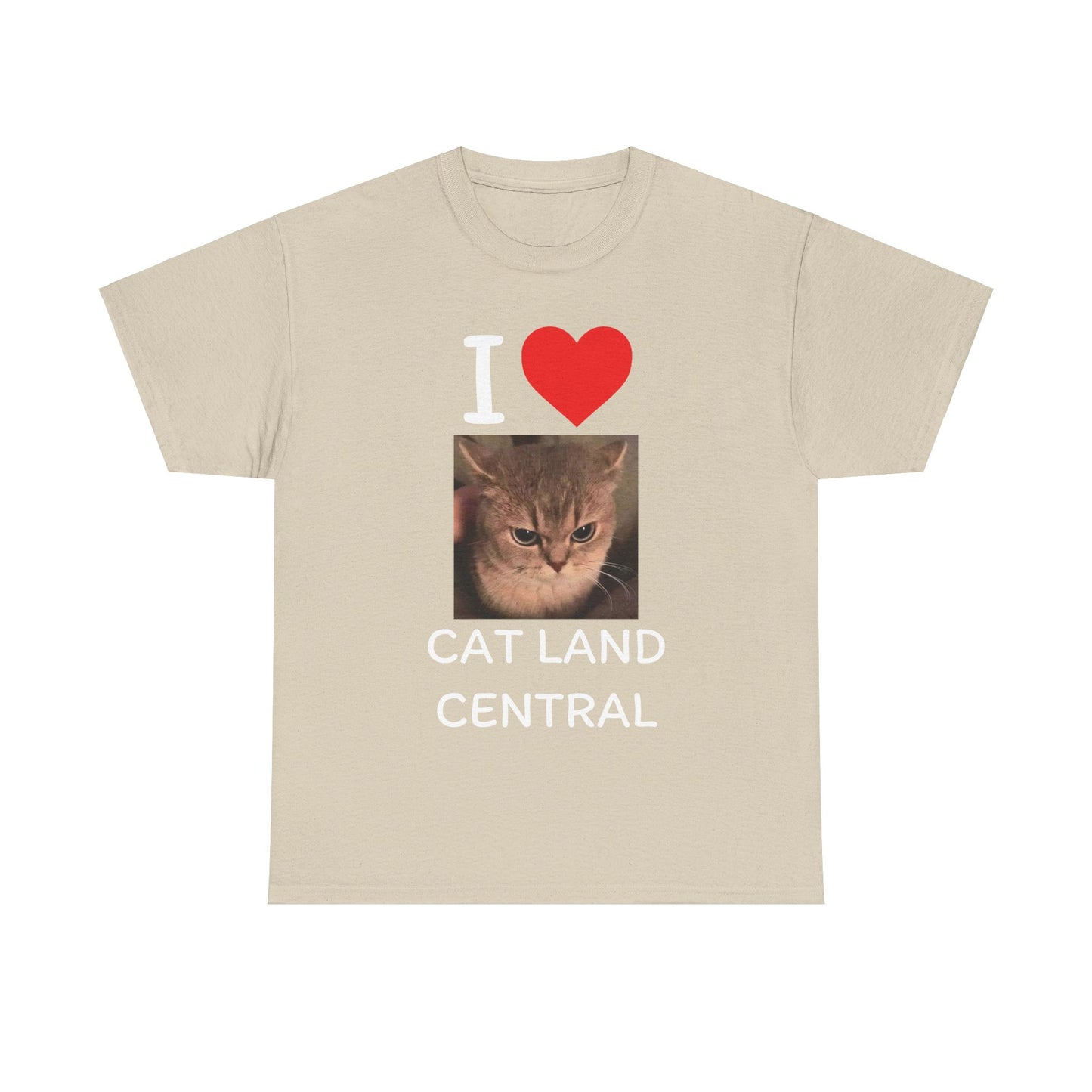 I LOVE CAT LAND CENTRAL T-SHIRT