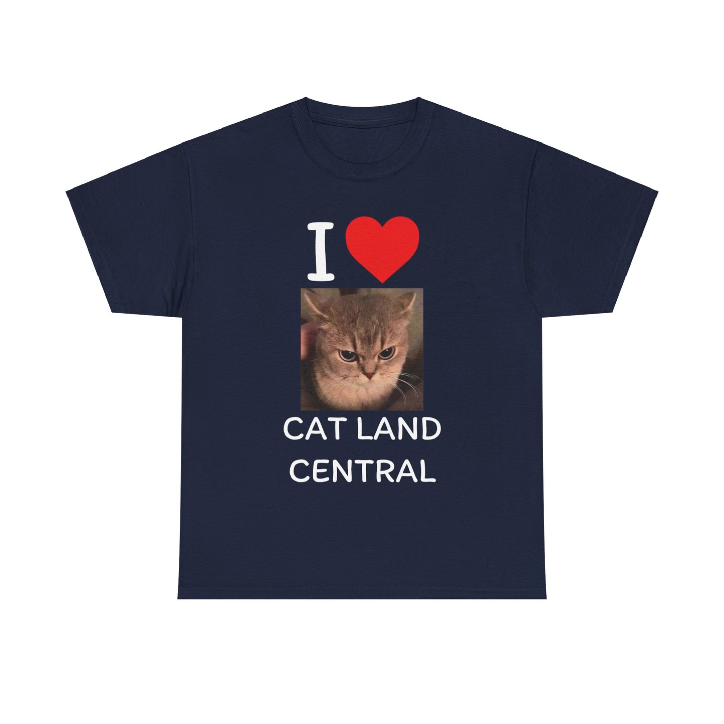 I LOVE CAT LAND CENTRAL T-SHIRT