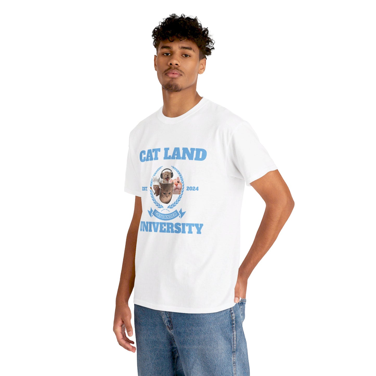 CAT LAND UNIVERSITY T-SHIRT