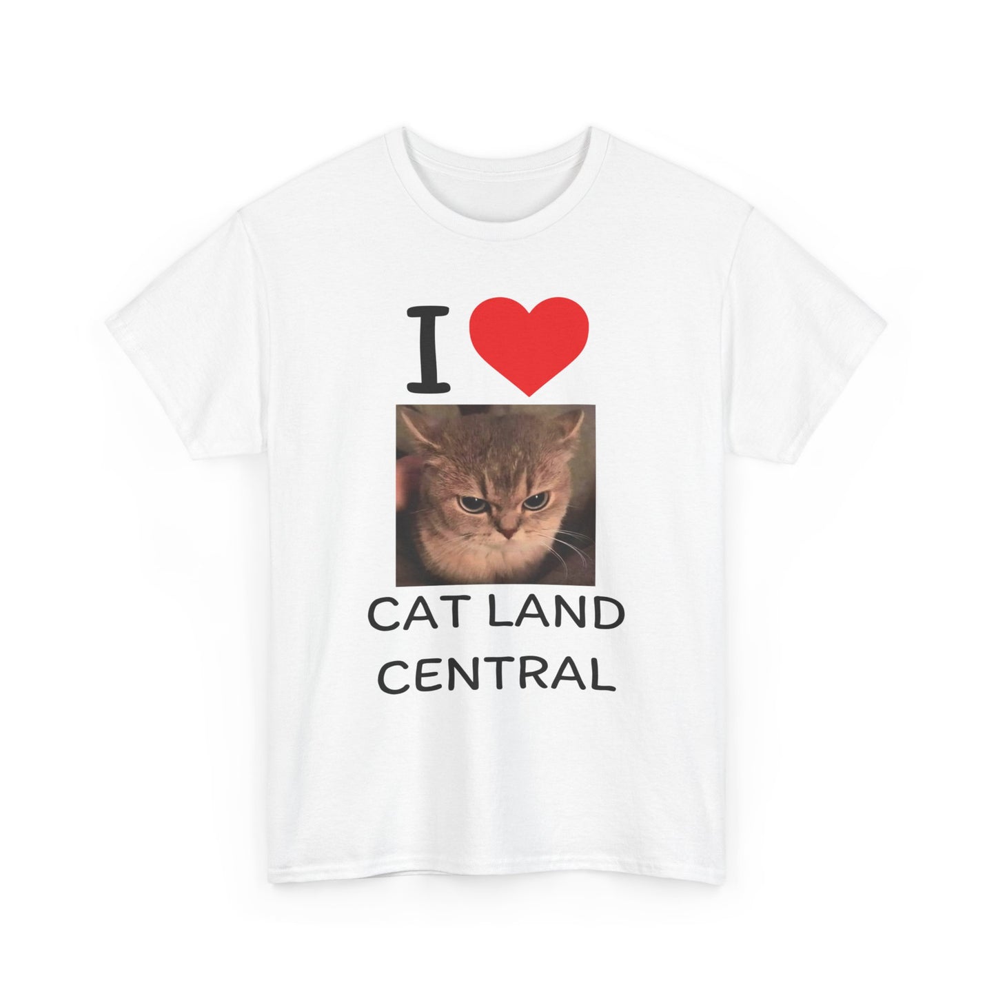 I LOVE CAT LAND CENTRAL T-SHIRT